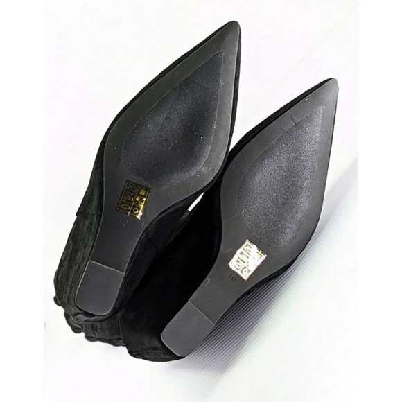 Jeffrey Campbell Women's Katerina Wedge Heel Boots Black Suede Size 10 MSRP $275 - Picture 9 of 11